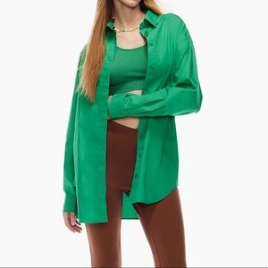 Aritzia Sunday Best Future Shirt in Nature Green